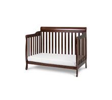 Load image into Gallery viewer, AFG Athena Alice 3 in 1 Convertible Crib with Toddler Rail - Espresso