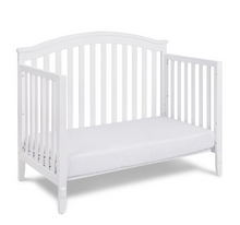Load image into Gallery viewer, AFG Baby Furniture Kali II 4-in-1 Convertible Crib with Toddler Guardrail; White