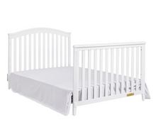 Load image into Gallery viewer, AFG Baby Furniture Kali II 4-in-1 Convertible Crib with Toddler Guardrail; White