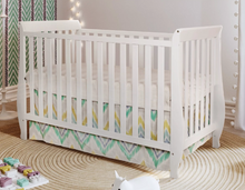 Load image into Gallery viewer, AFG Baby Naomi 4-in-1 Convertible Crib in Classic White Made of Solid Pine