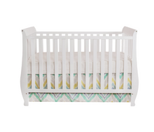 Load image into Gallery viewer, AFG Baby Naomi 4-in-1 Convertible Crib in Classic White Made of Solid Pine