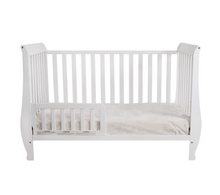 Load image into Gallery viewer, AFG Baby Naomi 4-in-1 Convertible Crib in Classic White Made of Solid Pine