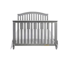 Load image into Gallery viewer, AFG Kali II 4-in-1 Convertible Crib with Toddler Guardrail in Gray