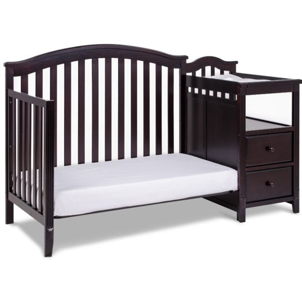 Athena 4566E AFG Kali 4-in-1 Crib with Changer - Espresso