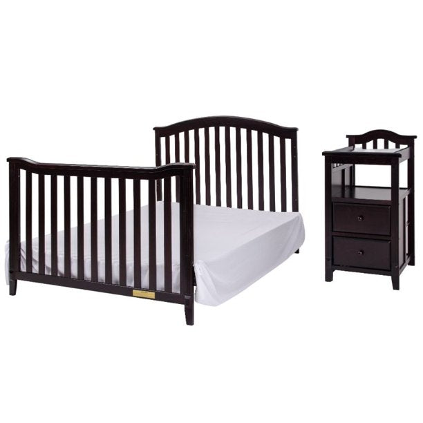 Athena 4566E AFG Kali 4-in-1 Crib with Changer - Espresso