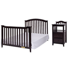 Load image into Gallery viewer, Athena 4566E AFG Kali 4-in-1 Crib with Changer - Espresso