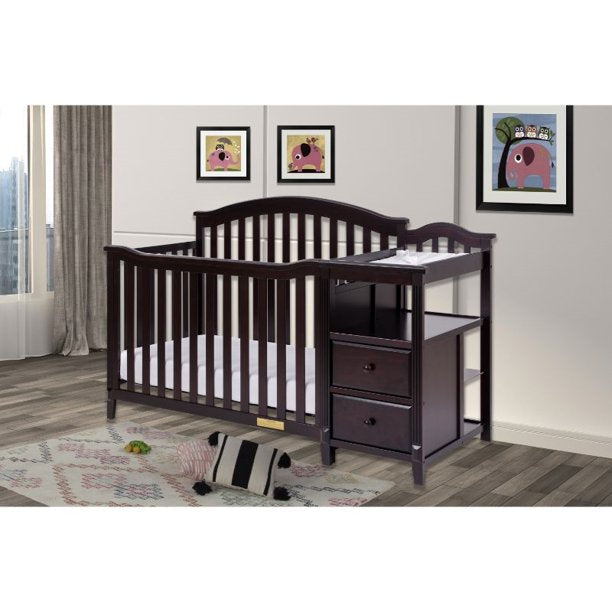 Athena 4566E AFG Kali 4-in-1 Crib with Changer - Espresso