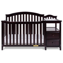 Load image into Gallery viewer, Athena 4566E AFG Kali 4-in-1 Crib with Changer - Espresso