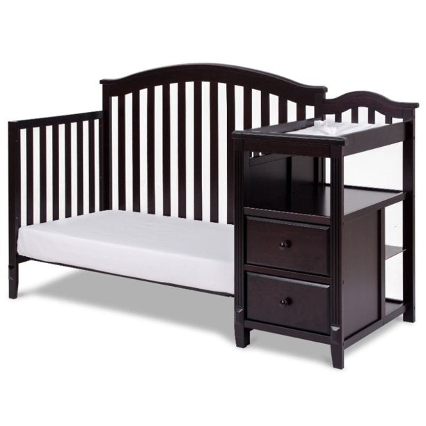 Athena 4566E AFG Kali 4-in-1 Crib with Changer - Espresso
