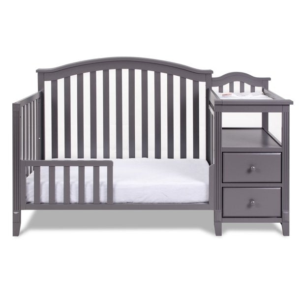 Athena 4566G AFG Kali 4-in-1 Crib with Changer - Grey