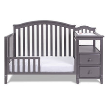 Load image into Gallery viewer, Athena 4566G AFG Kali 4-in-1 Crib with Changer - Grey