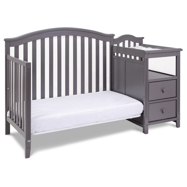 Athena 4566G AFG Kali 4-in-1 Crib with Changer - Grey