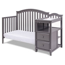 Load image into Gallery viewer, Athena 4566G AFG Kali 4-in-1 Crib with Changer - Grey