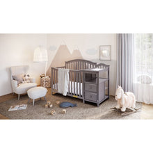 Load image into Gallery viewer, Athena 4566G AFG Kali 4-in-1 Crib with Changer - Grey