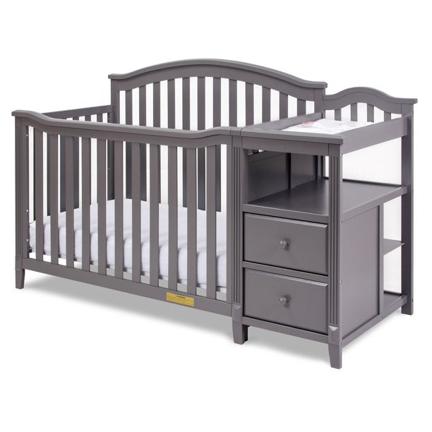 Athena 4566G AFG Kali 4-in-1 Crib with Changer - Grey