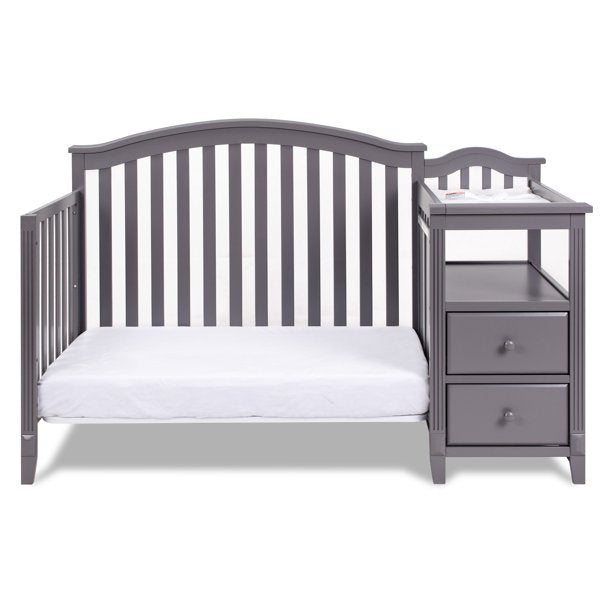 Athena 4566G AFG Kali 4-in-1 Crib with Changer - Grey