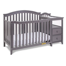 Load image into Gallery viewer, Athena 4566G AFG Kali 4-in-1 Crib with Changer - Grey