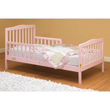 Load image into Gallery viewer, Contemporary Solid Wood Pink Toddler Bed by Orbelle