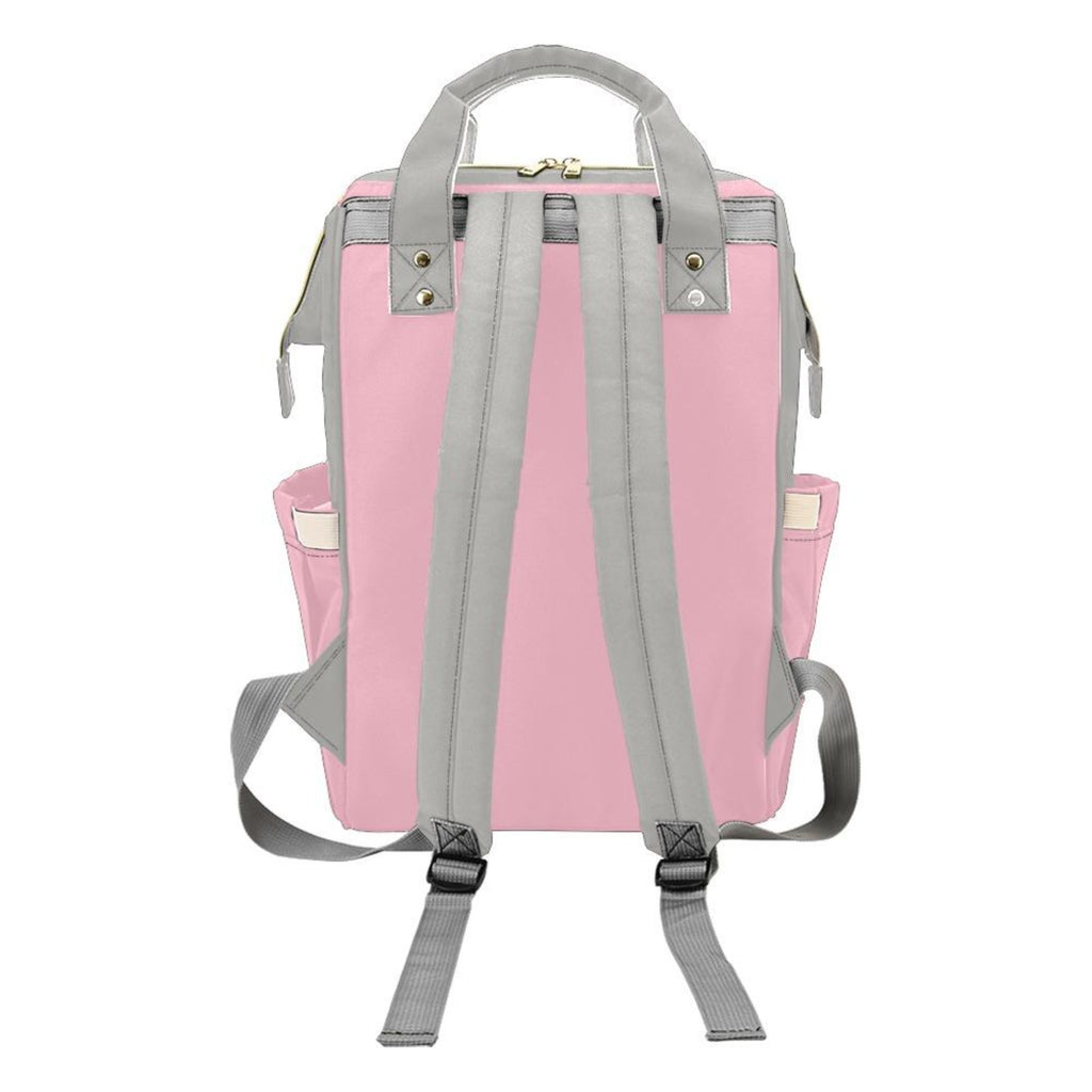 Designer Baby Bag With Cuddly Pink Teddy Bear In Tea Cup - Waterproof Multifunction Backpack Bag