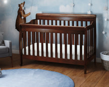 Load image into Gallery viewer, AFG Athena Alice 3 in 1 Convertible Crib with Toddler Rail - Espresso