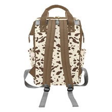 Load image into Gallery viewer, Diaper Bag Backpack - Custom Diaper Bag - Cute Baby Cowboy Cow Print Western Diaper Bag