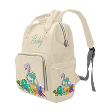 Load image into Gallery viewer, Designer Baby Bag With Cute Cartoon Dinosaurs - Waterproof Multifunction Backpack