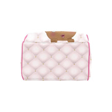 Load image into Gallery viewer, Cute African American Baby Girl With Natural Pigtails And Pink Bows On Tufted Design Diaper Bag Backpack