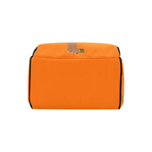 Load image into Gallery viewer, Designer Diaper Bag - Ethnic King African American Baby Boy - Orange Multi-Function Backpack