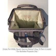 Load image into Gallery viewer, Designer Baby Bag With Cute Cartoon Dinosaurs - Waterproof Multifunction Backpack