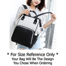 Load image into Gallery viewer, Diaper Bag Backpack | Adorable Teddy Bear - Dark And Light Blue Waterproof Diaper Bag