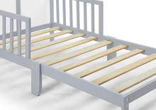 Load image into Gallery viewer, Birdie Toddler Bed Light Gray/White
