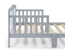 Load image into Gallery viewer, Birdie Toddler Bed Light Gray/White