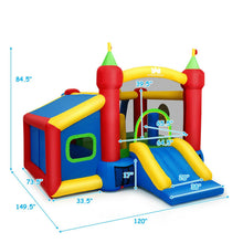 Load image into Gallery viewer, Inflatable Bounce House Kids Slide Jumping Castle without Blower