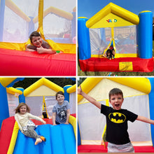 Load image into Gallery viewer, Bounce House Inflatable Bounce House with Basketball Hoop Royal Bouncer for Kids, 12 x 9 x 8 ft H, w/ UL Certified Air Blower