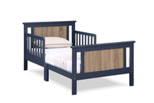 Load image into Gallery viewer, Connelly Reversible Panel Toddler Bed Midnight Blue/Vintage Walnut