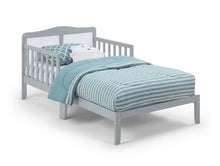 Load image into Gallery viewer, Birdie Toddler Bed Light Gray/White