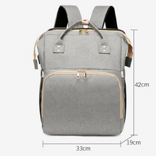 Load image into Gallery viewer, Diaper Bag Backpack With Expandable Play Area Changing Station - Large Capacity