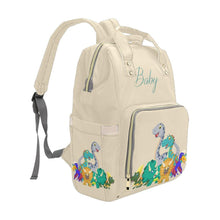 Load image into Gallery viewer, Designer Baby Bag With Cute Cartoon Dinosaurs - Waterproof Multifunction Backpack