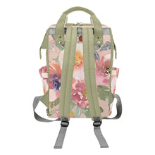 Load image into Gallery viewer, Cutest African American Baby Girl in Pink Tutu Multi-Function Waterproof Diaper Backpack Bag