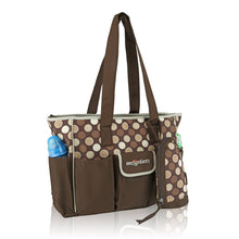 Load image into Gallery viewer, Mes Enfants Simplicity Series Marcel Microfiber Baby Bag - Brown